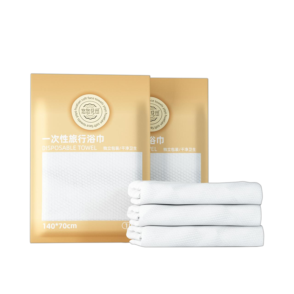 Disposable bath towel